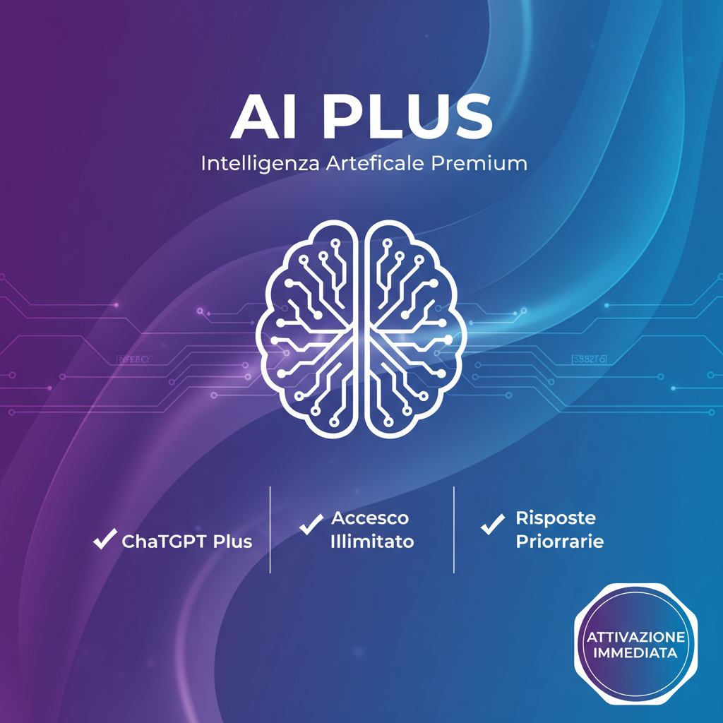 Ai Plus Intelligenza Artificiale abbonamento 1 mese - Accesso Premium