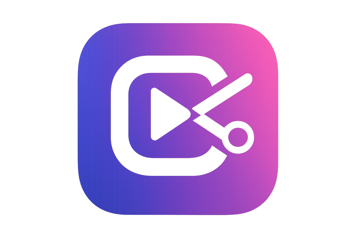 Logo in stile CapCut